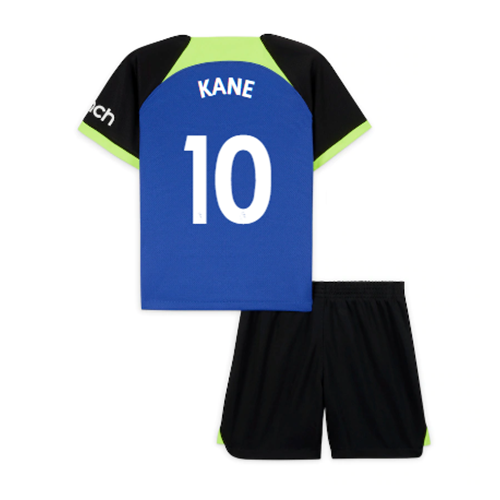 Fotbalové Dres Tottenham Hotspur Harry Kane #10 Dětské Venkovní 2022-23 Krátký Rukáv (+ trenýrky)